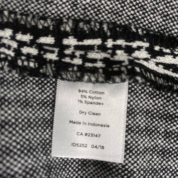 Talbots Woman Petites Black&White Glen Plaid Skirt - Picture 8 of 13